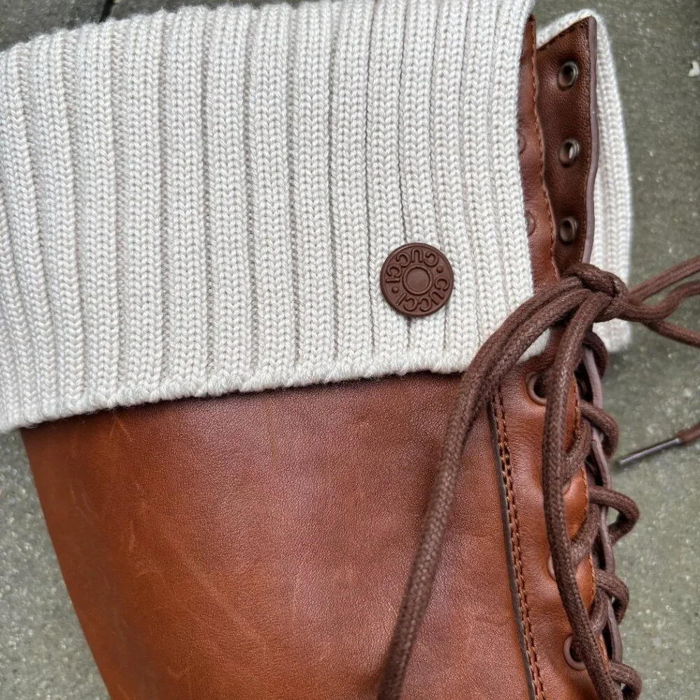 Gucci leather lace up boots size 37 - Picture 3 of 11